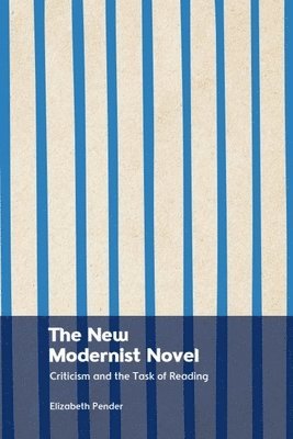 bokomslag New Modernist Novel
