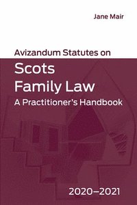 bokomslag Avizandum Statutes on Scots Family Law