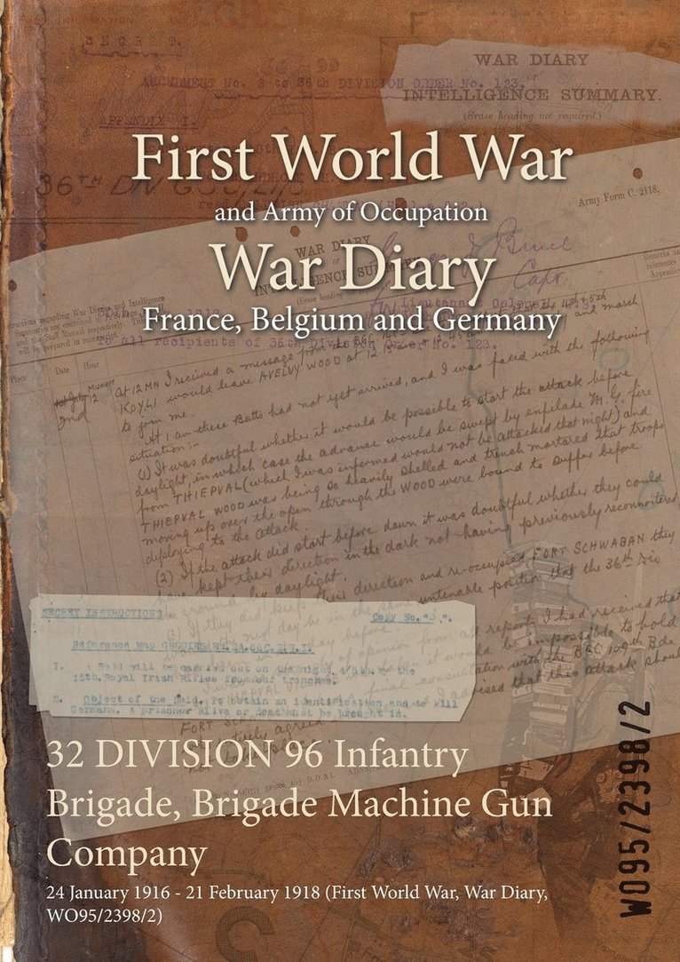 32 DIVISION 96 Infantry Brigade, Brigade Machine Gun Company 1