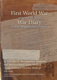 bokomslag 41 Division Headquarters First World War - War Diary