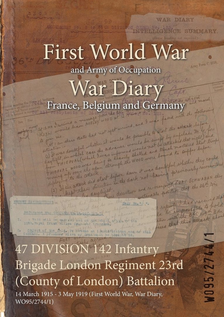 47 DIVISION 142 Infantry Brigade London Regiment 23rd (County of London) Battalion 1