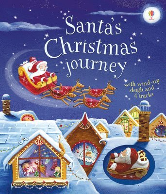 Fiona Watt - Santa's Christmas Journey with Wind-Up Sleigh, Kartonnage
