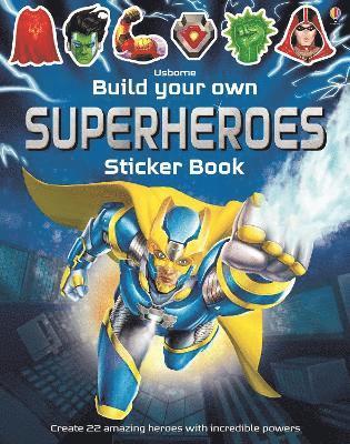 Build Your Own Superheroes Sticker Book 1