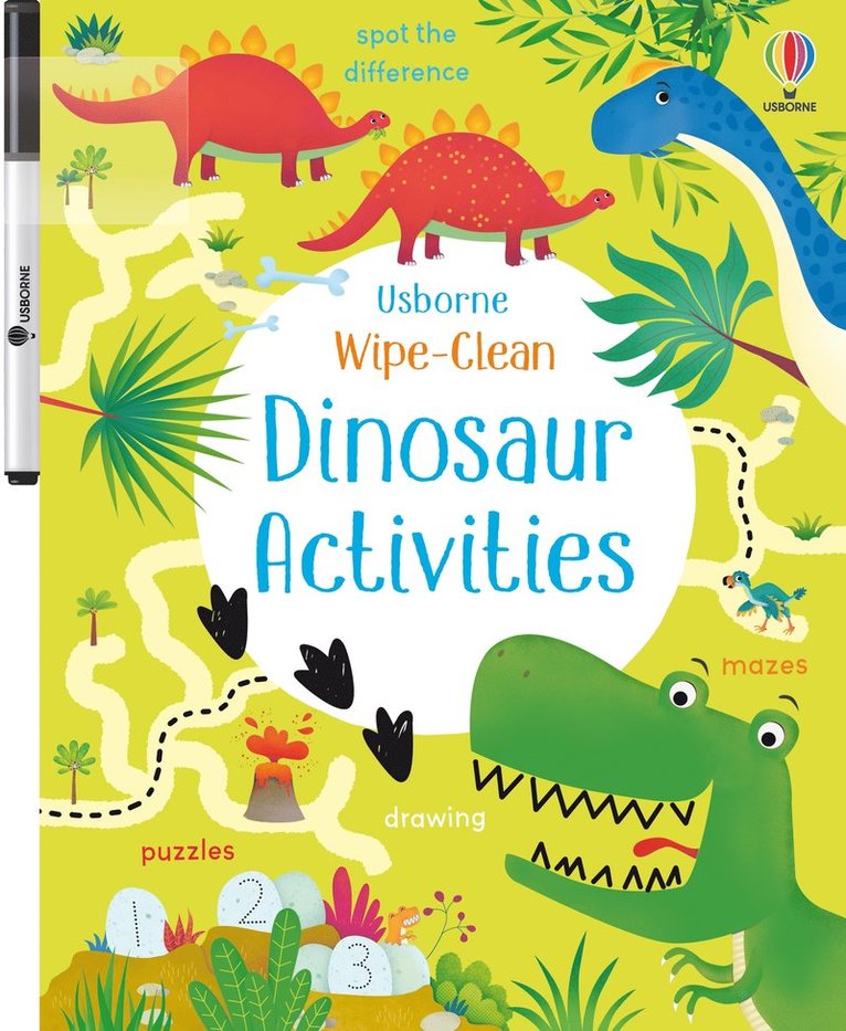 Wipe-Clean Dinosaur Activities 1