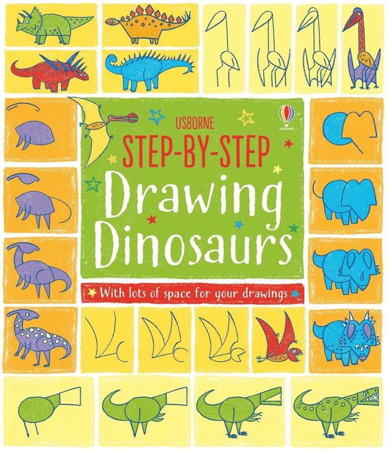 Step-by-Step Drawing Dinosaurs 1