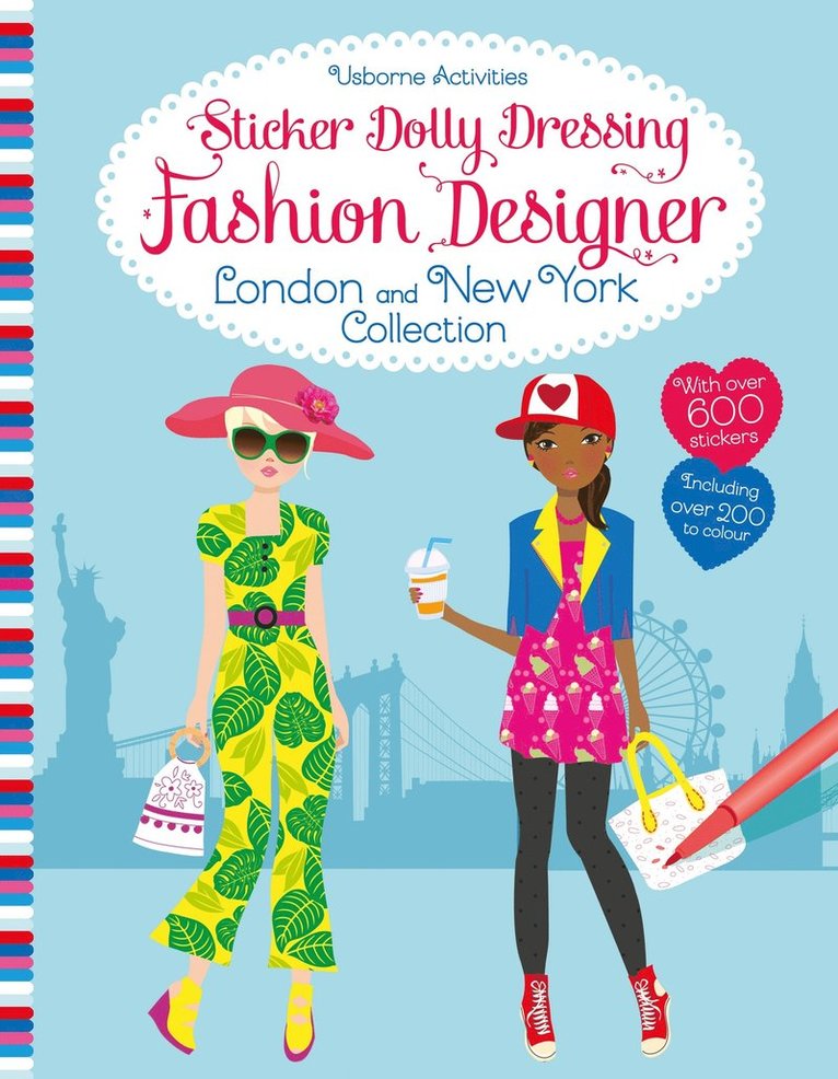Sticker Dolly Dressing Fashion Designer London and New York Collection 1