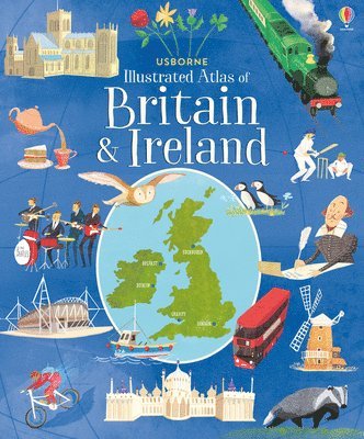 bokomslag Usborne Illustrated Atlas of Britain and Ireland