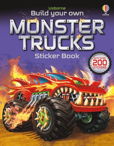 bokomslag Build Your Own Monster Trucks Sticker Book