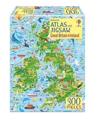 Sam Smith - Usborne Atlas & Jigsaw Great Britain & Ireland, Häftad. Tillgänglighet: Tillfälligt slut