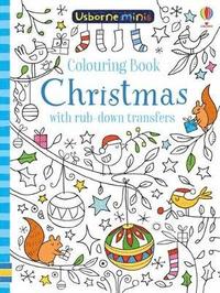 bokomslag Colouring Book Christmas with rub-down transfers