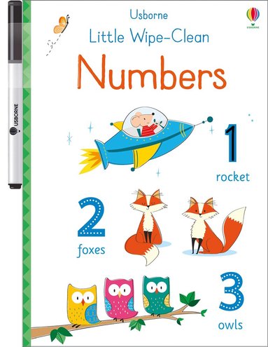 Felicity Brooks - Little Wipe-Clean Numbers, Häftad