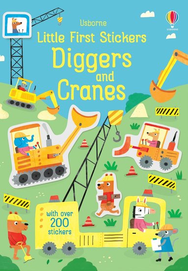 Hannah Watson - Little First Stickers Diggers and Cranes, Häftad