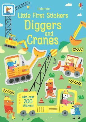 Little First Stickers Diggers and Cranes 1