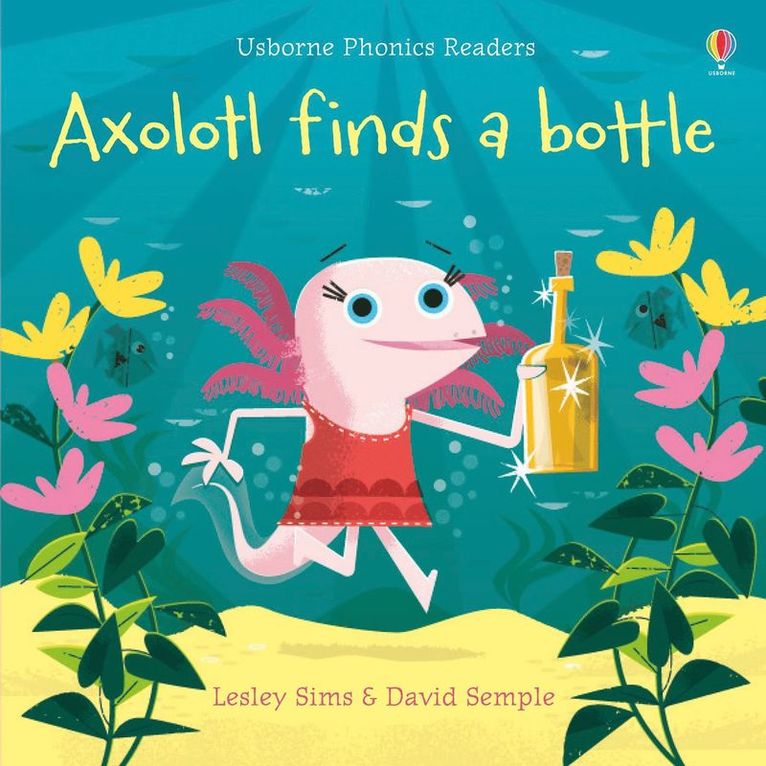 Axolotl finds a bottle 1