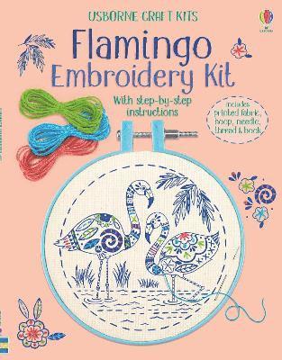 Embroidery Kit: Flamingo 1