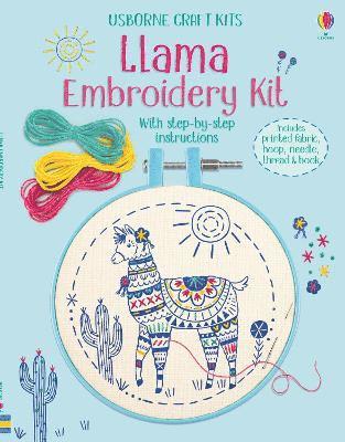 Embroidery Kit: Llama 1