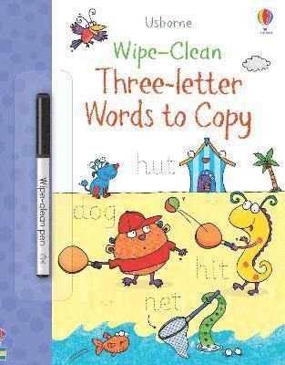 Wipe-Clean Three-Letter Words to Copy 1