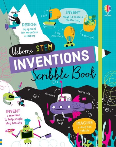 Usborne - Inventions Scribble Book, Inbunden