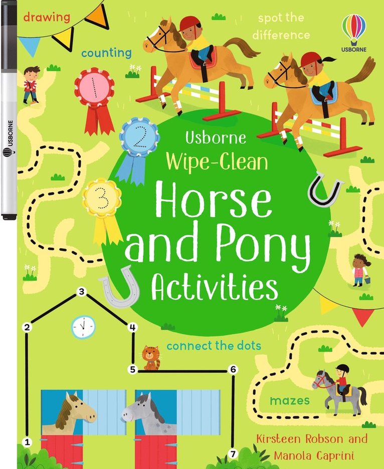 Wipe-Clean Horse and Pony Activities