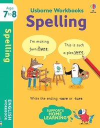 bokomslag Usborne Workbooks Spelling 7-8