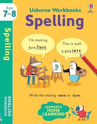 bokomslag Usborne Workbooks Spelling 7-8