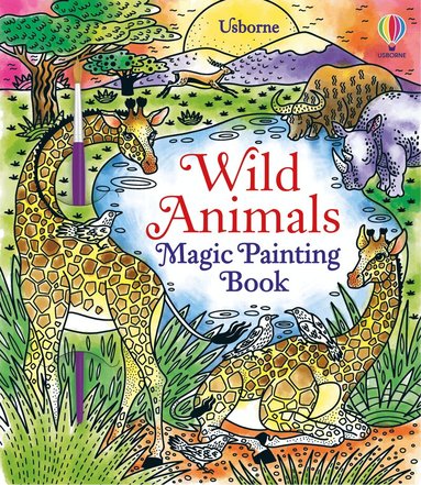 Sam Baer - Wild Animals Magic Painting Book, Häftad
