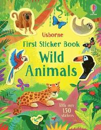 bokomslag First Sticker Book Wild Animals