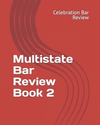 bokomslag Multistate Bar Review Book 2