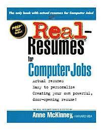 Real-Resumes for Computer Jobs 1