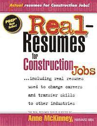 Real Resumes for Construction Jobs 1