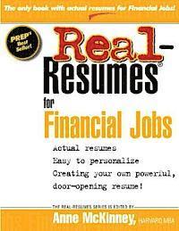 Real Resumes for Financial Jobs 1