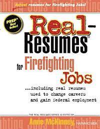 Real Resumes for Firefighting Jobs 1