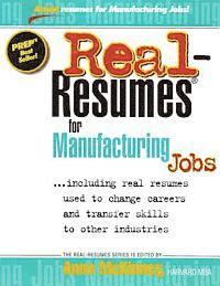 bokomslag Real-Resumes for Manufacturing Jobs