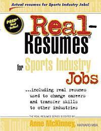 Real-Resumes for Sports Industry Jobs 1