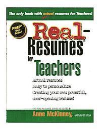 Anne McKinney - Real-Resumes for Teachers, Häftad