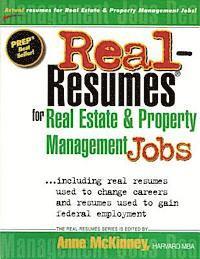 bokomslag Real-Resumes for Real Estate and Property Management Jobs