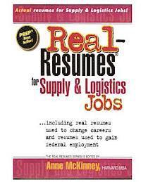 Real-Resumes for Supply & Logistics Jobs 1