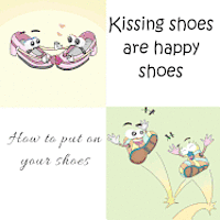 bokomslag Kissing shoes are happy shoes - How to put on your shoes