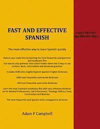 bokomslag Fast and Effective Spanish: The fast and effective way!