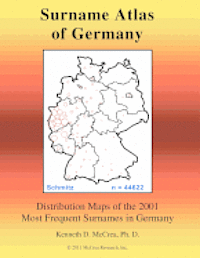 bokomslag Surname Atlas of Germany: Distribution Maps of the 2001 Most Frequent Surnames in Germany