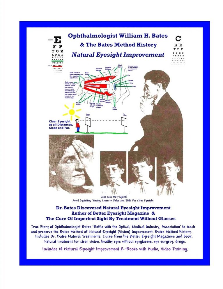 Ophthalmologist William H. Bates & The Bates Method History - Natural Eyesight Improvement 1