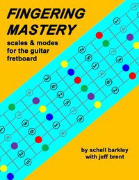 bokomslag Fingering Mastery - scales & modes for the guitar fretboard