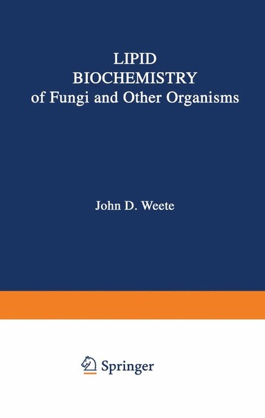 bokomslag Lipid Biochemistry of Fungi and Other Organisms