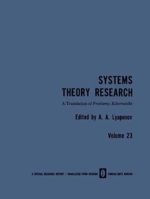 bokomslag Systems Theory Research