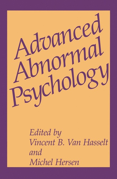 bokomslag Advanced Abnormal Psychology