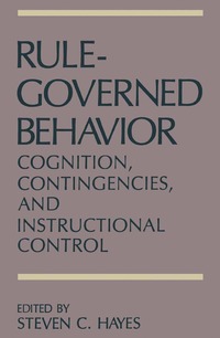 bokomslag Rule-Governed Behavior