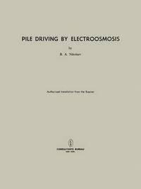 bokomslag Pile Driving by Electroosmosis