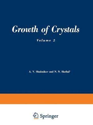 bokomslag Growth of Crystals
