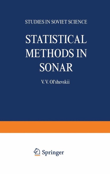 bokomslag Statistical Methods in Sonar