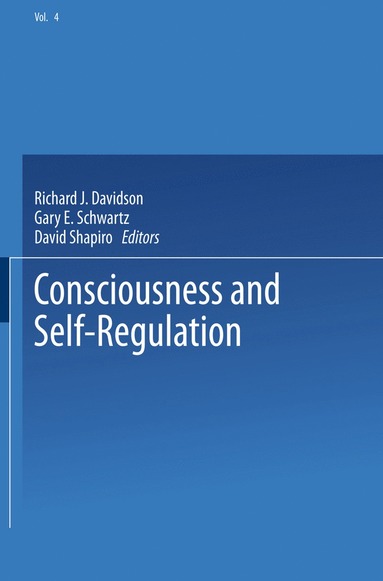 bokomslag Consciousness and Self-Regulation